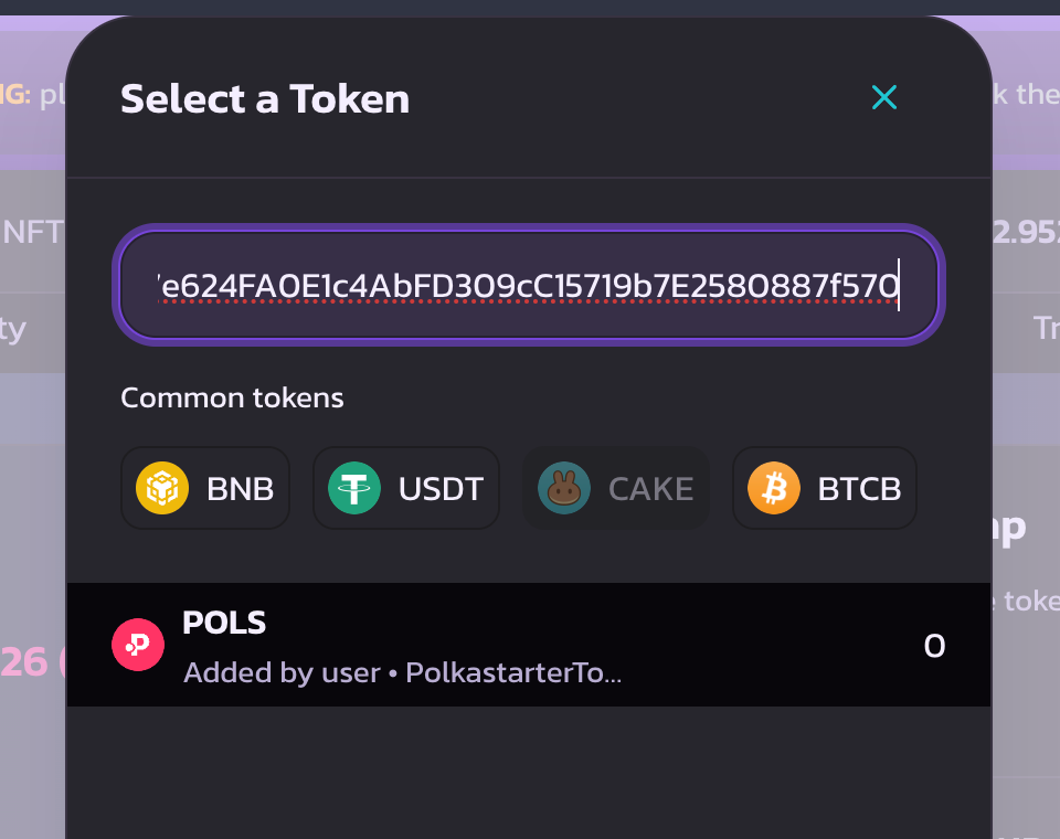 How to buy the Polkastarter $POLS token