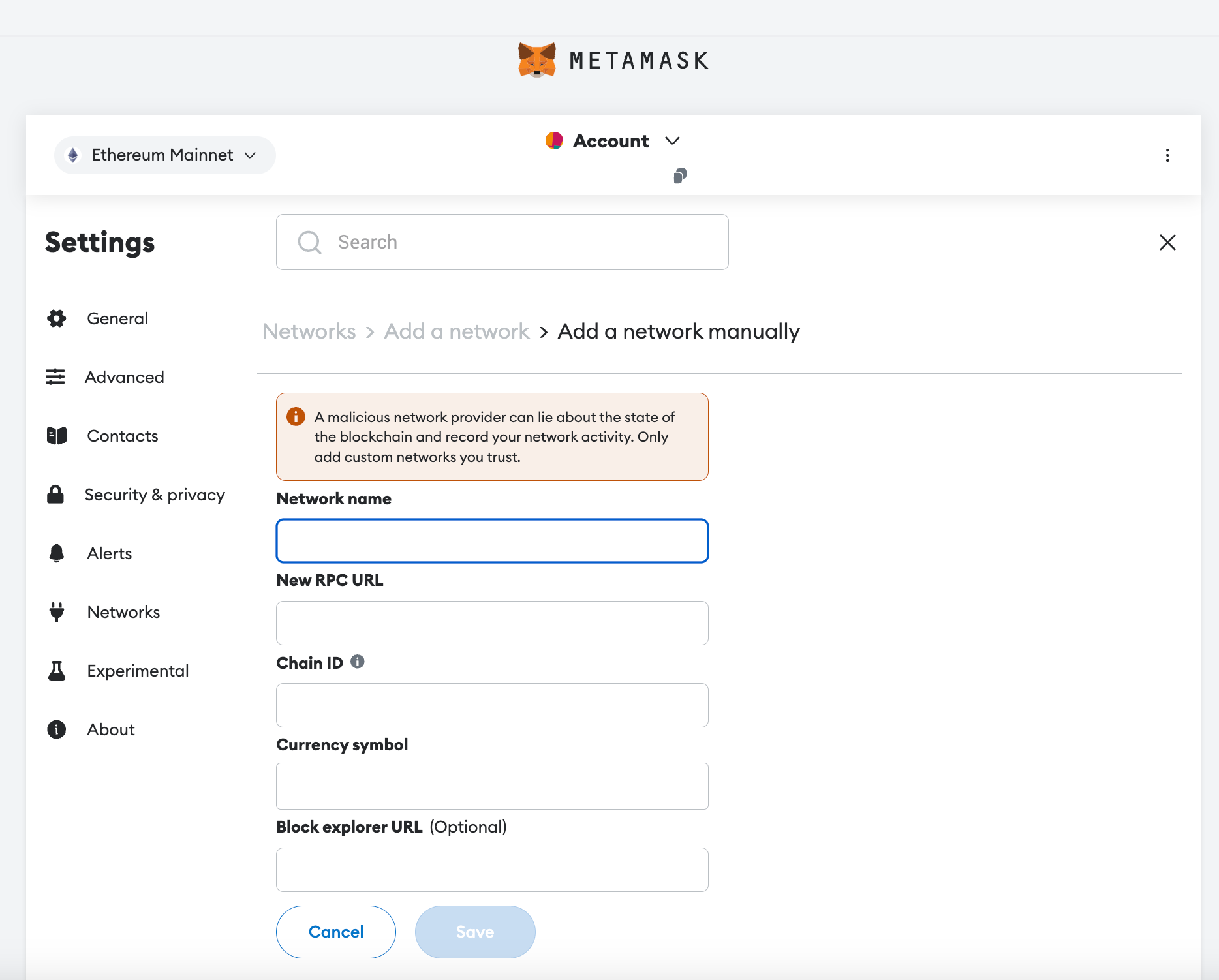 How to Add Avalanche to MetaMask?