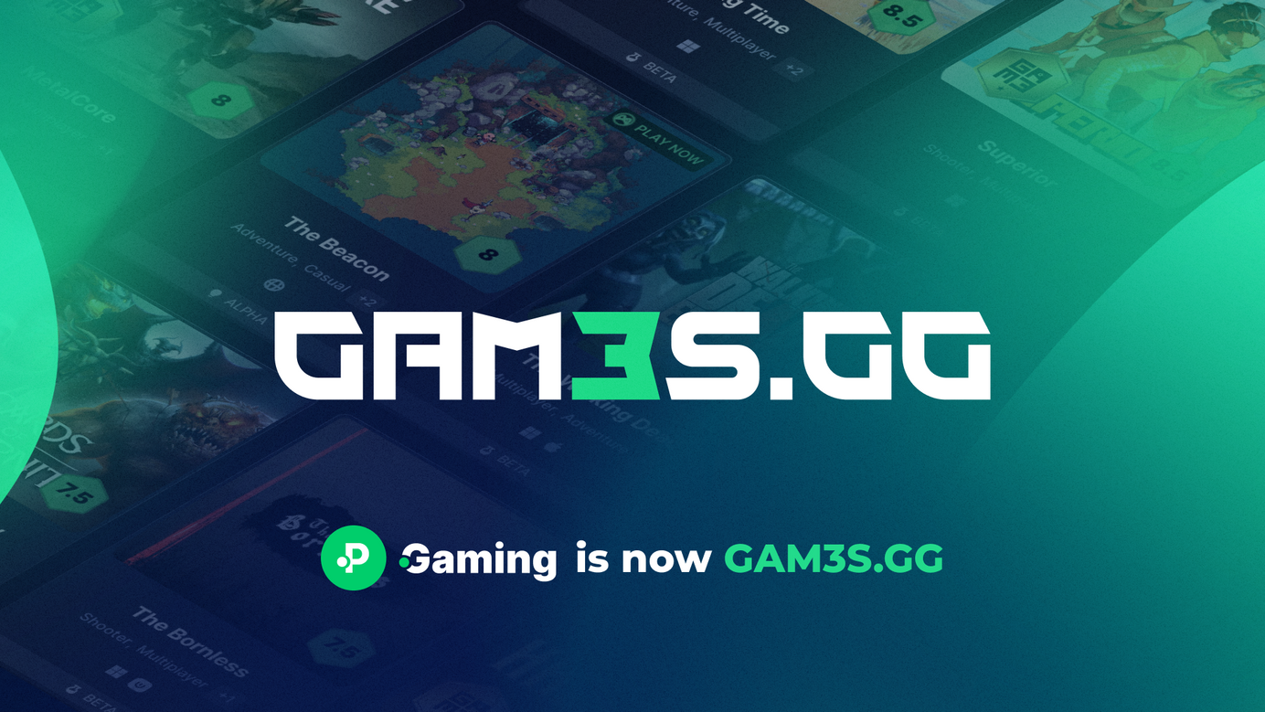 Polkastarter Gaming is now GAM3S.GG, raising $2M for its web3 gaming  superapp